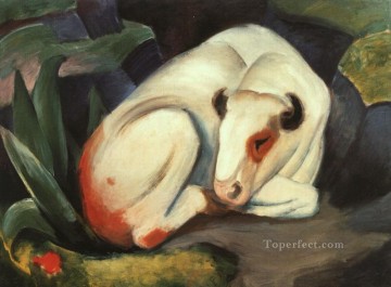  Expresionismo Pintura - El Toro Expresionista Expresionismo Franz Marc